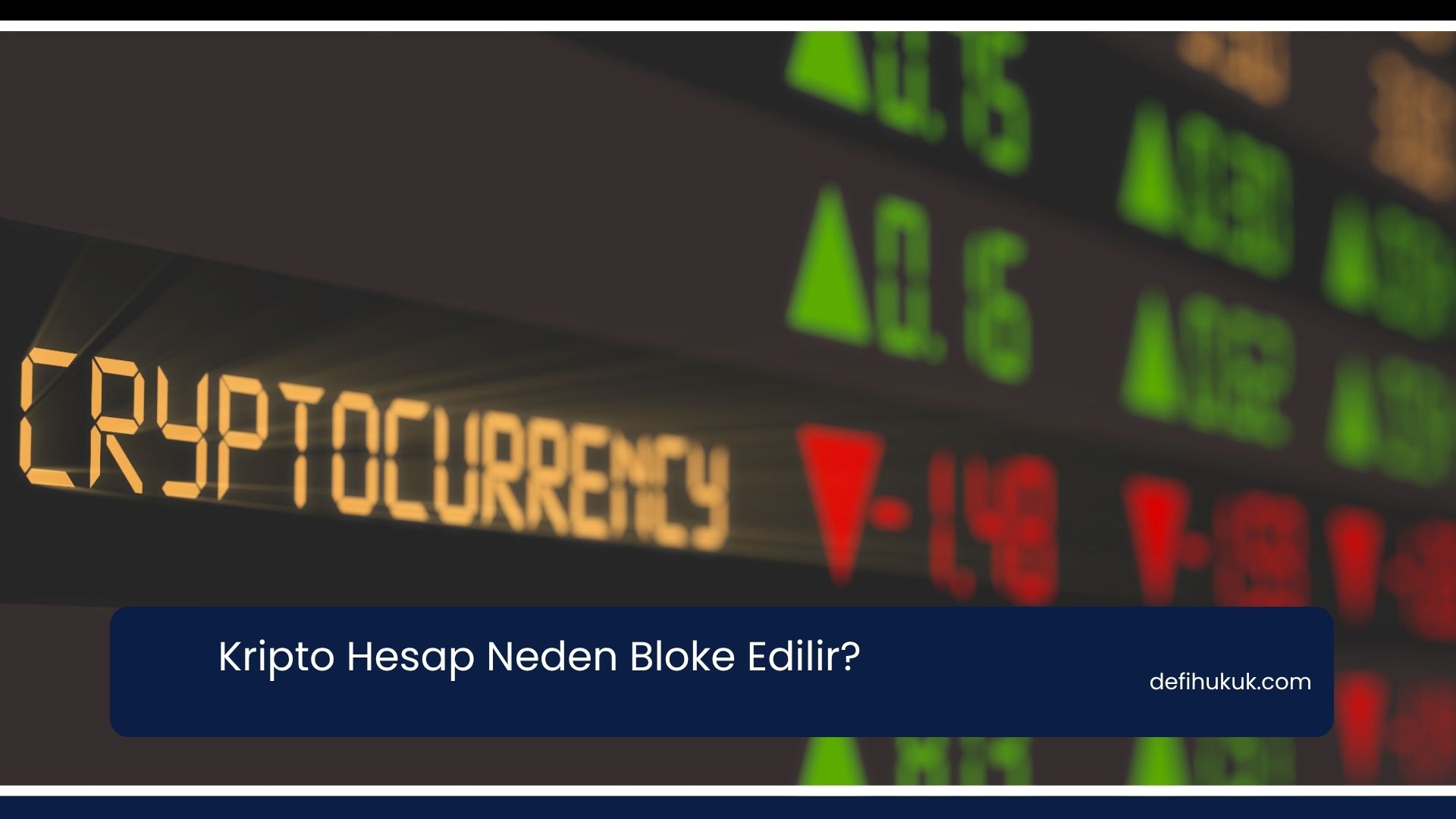 Kripto Hesap Neden Bloke Edilir?