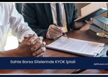 Sahte Borsa Sitelerinde KYOK İptali
